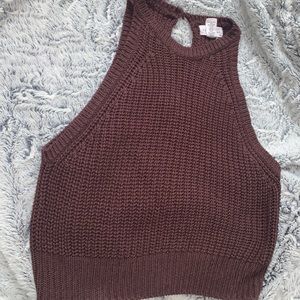 Crochet Halter Crop Top